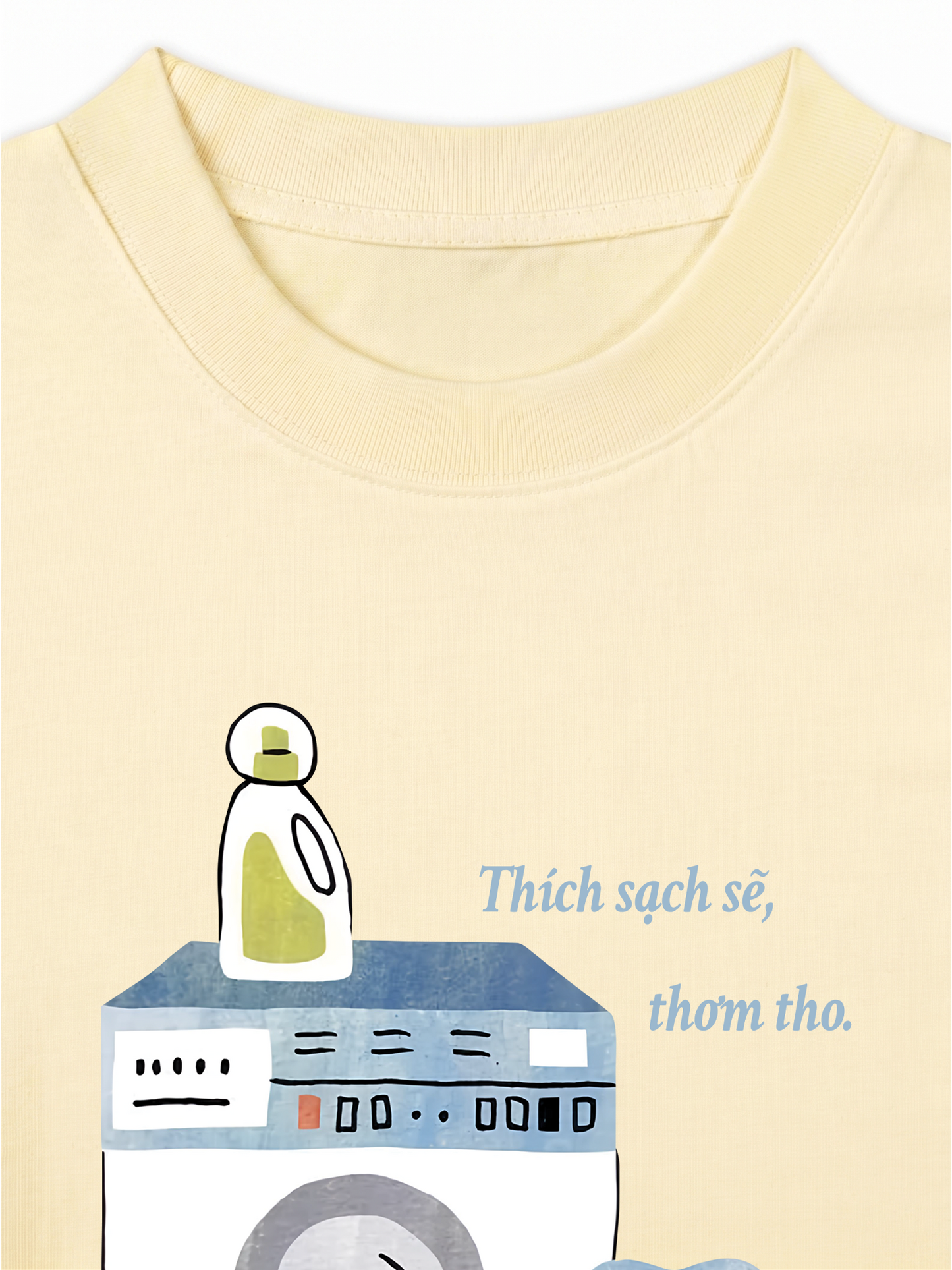 Áo Thun Relaxed Fit Thích Sạch Sẽ Thơm Tho