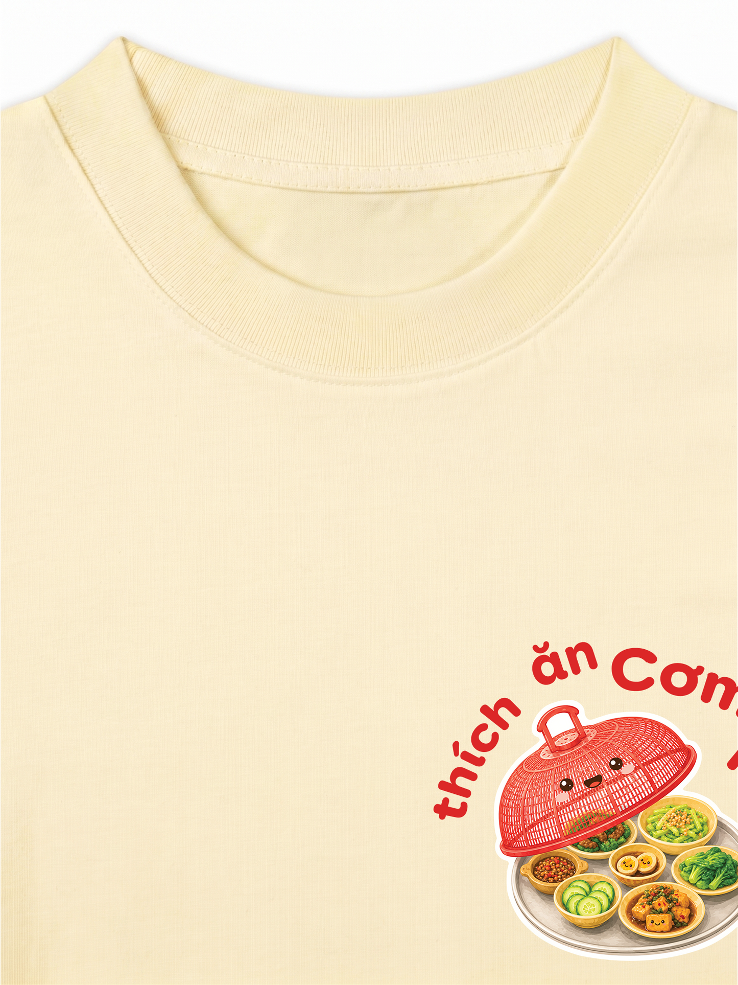 Áo Thun Relaxed Fit Thích Ăn Cơm Nhà