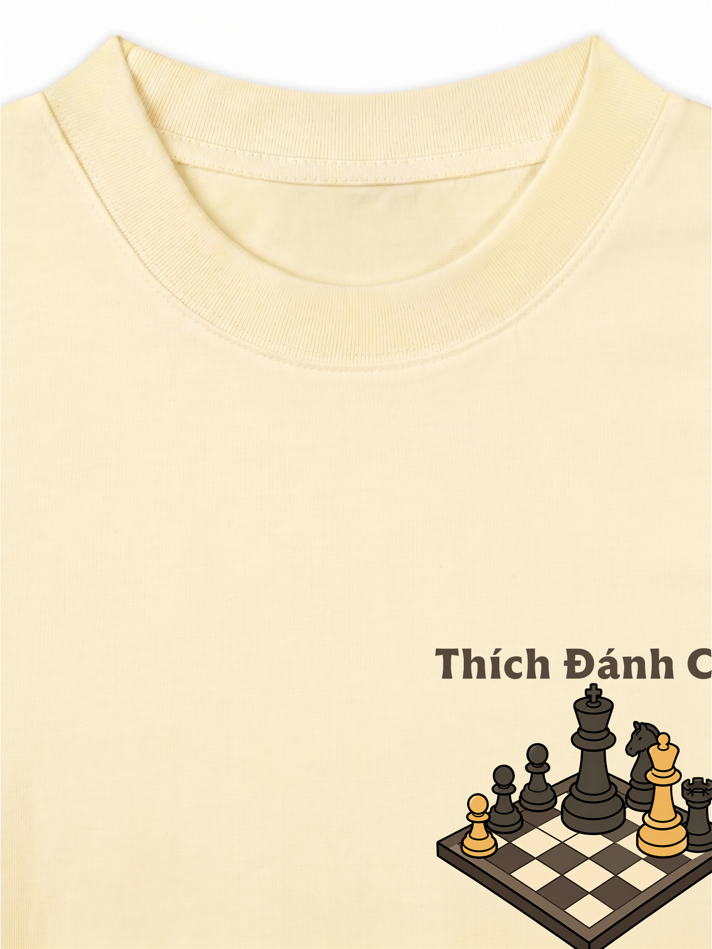 Áo Thun Relaxed Fit Thích Đánh Cờ