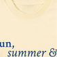 Áo Thun Relaxed Fit Sun Summer & Self Care