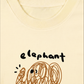Áo Thun Relaxed Fit Cute Elephant