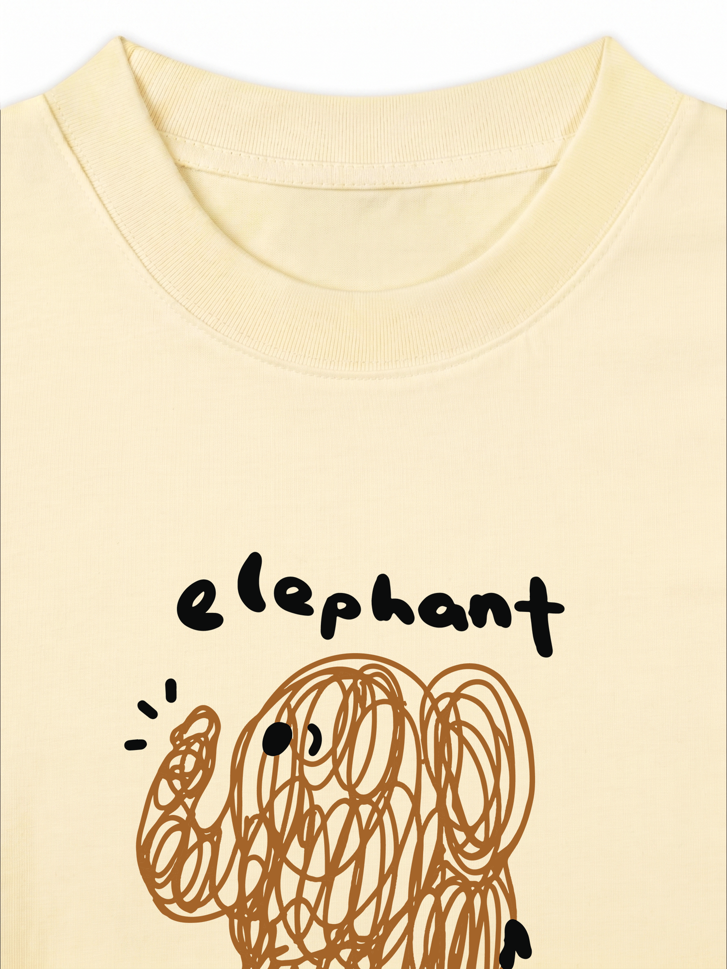 Áo Thun Relaxed Fit Cute Elephant
