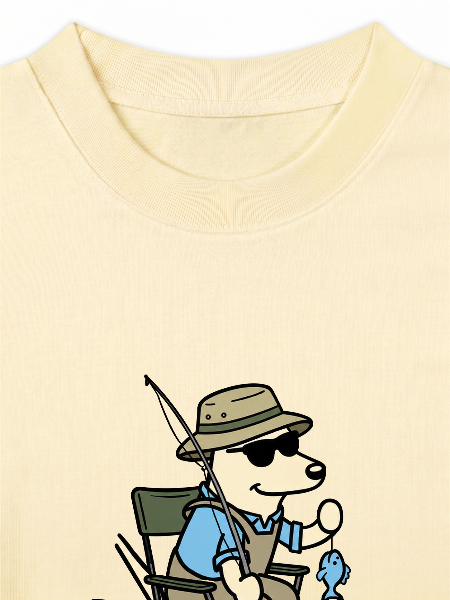 Áo Thun Relaxed Fit Đam Mê Câu Cá