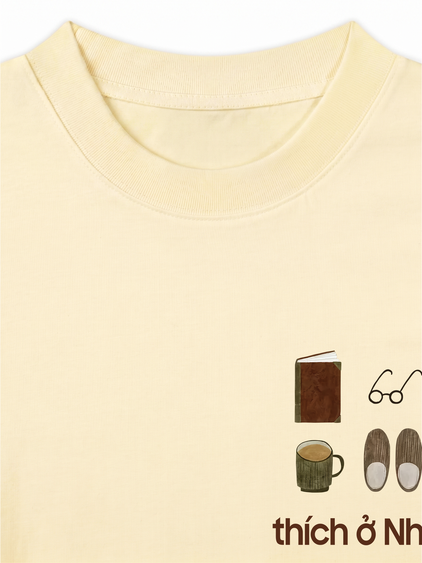 Áo Thun Relaxed Fit Thích Ở Nhà