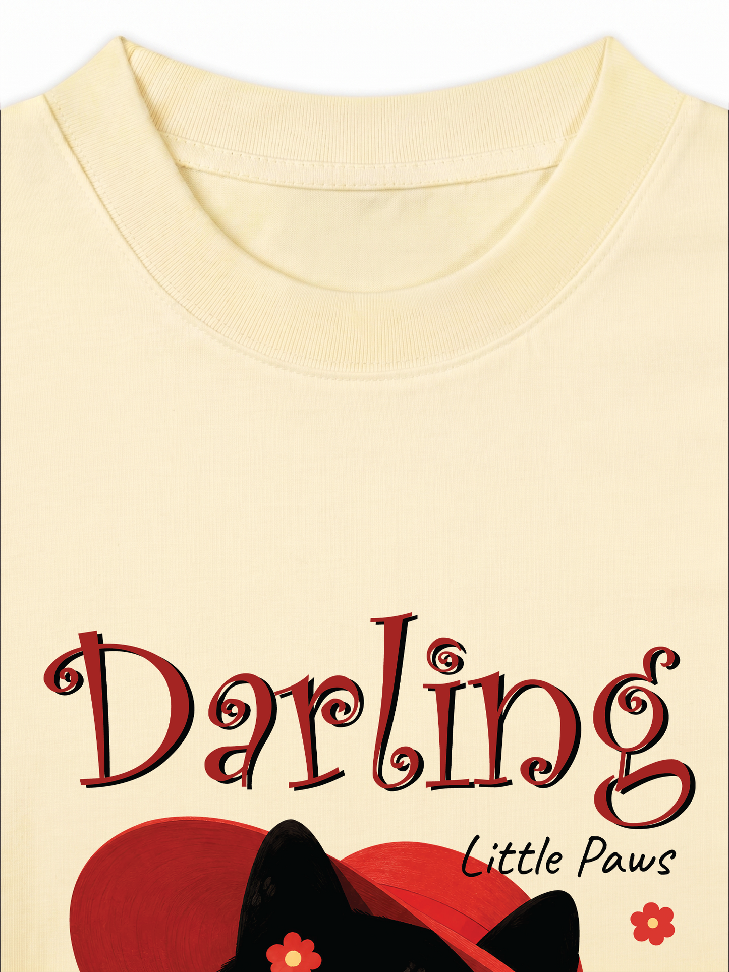Áo Thun Relaxed Fit Darling Little Paws