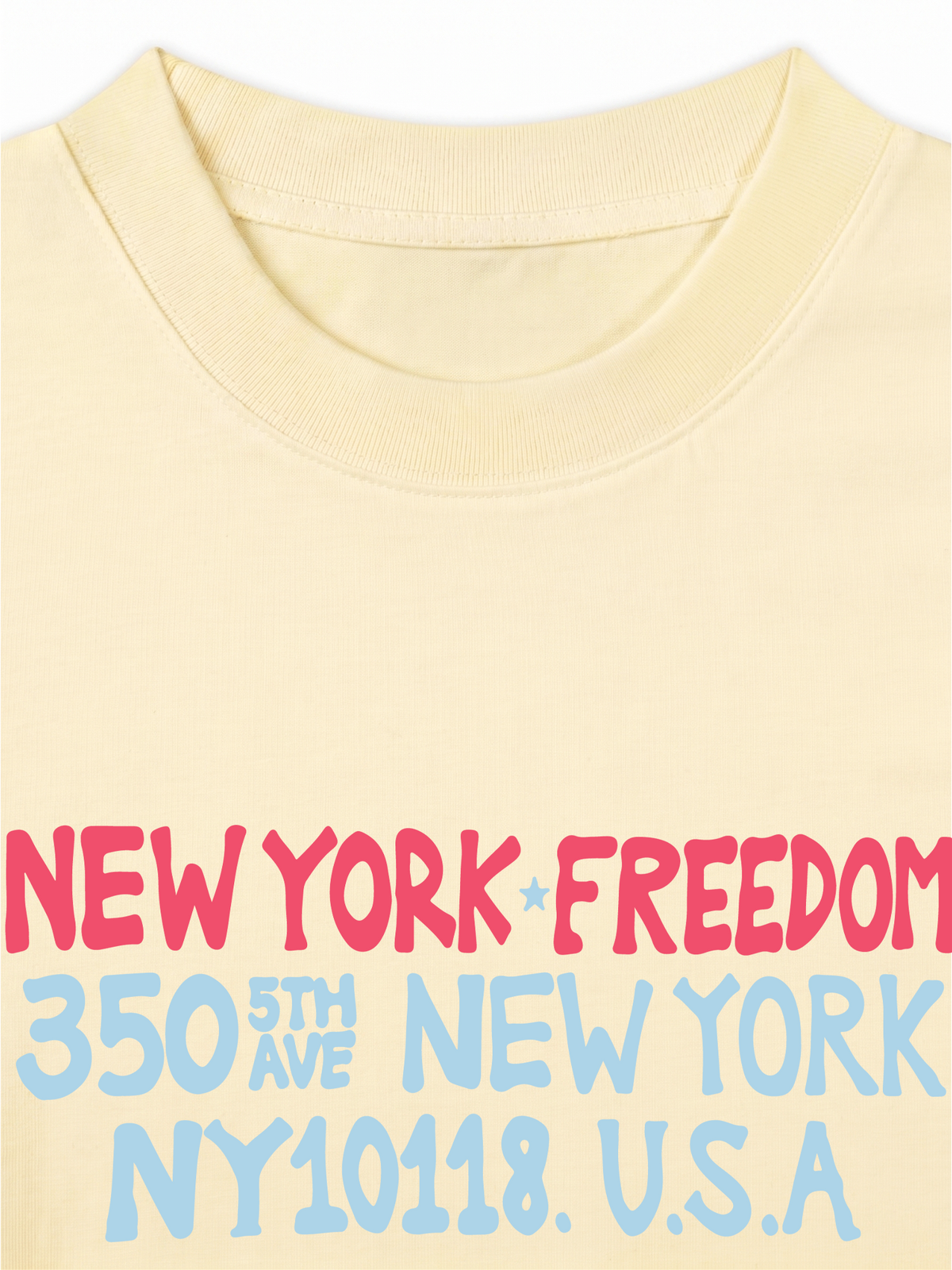 Áo Thun Relaxed Fit New York Freedom