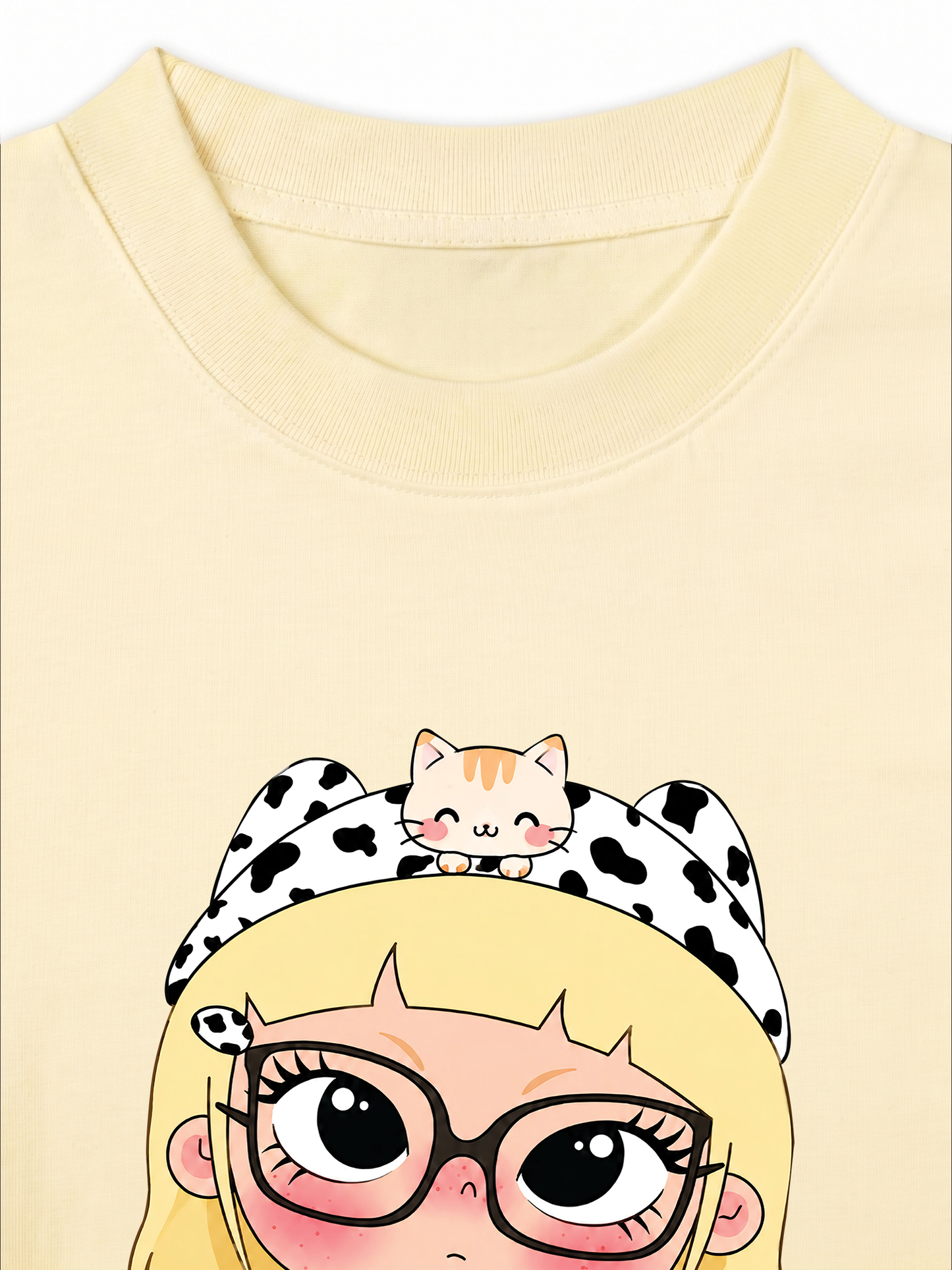 Áo Thun Relaxed Fit Cute Cow