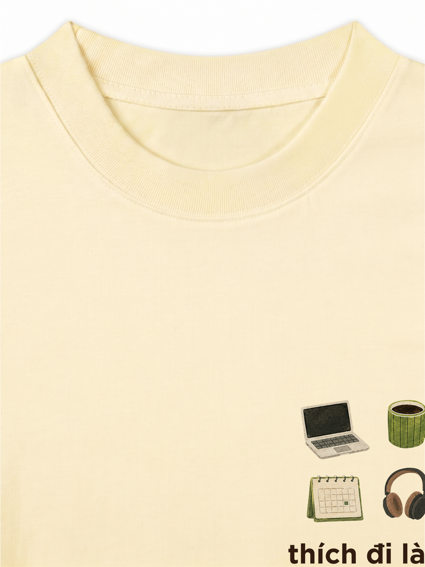 Áo Thun Relaxed Fit Thích Đi Làm