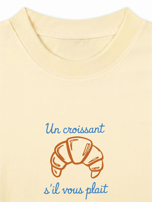 Áo Thun Relaxed Fit Un Croissant