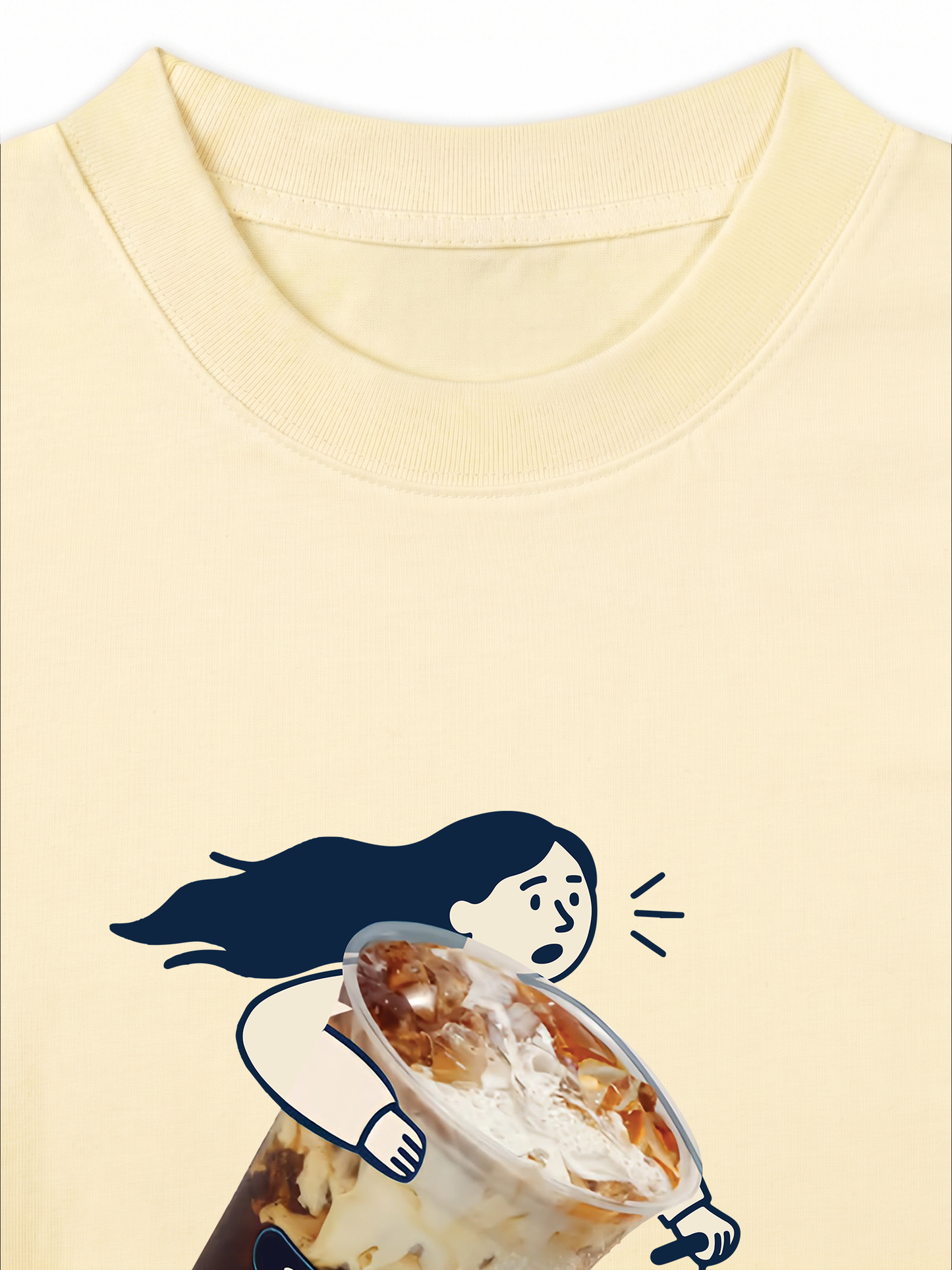 Áo Thun Relaxed Fit Mang Caffein Tới Đây Cho Tui
