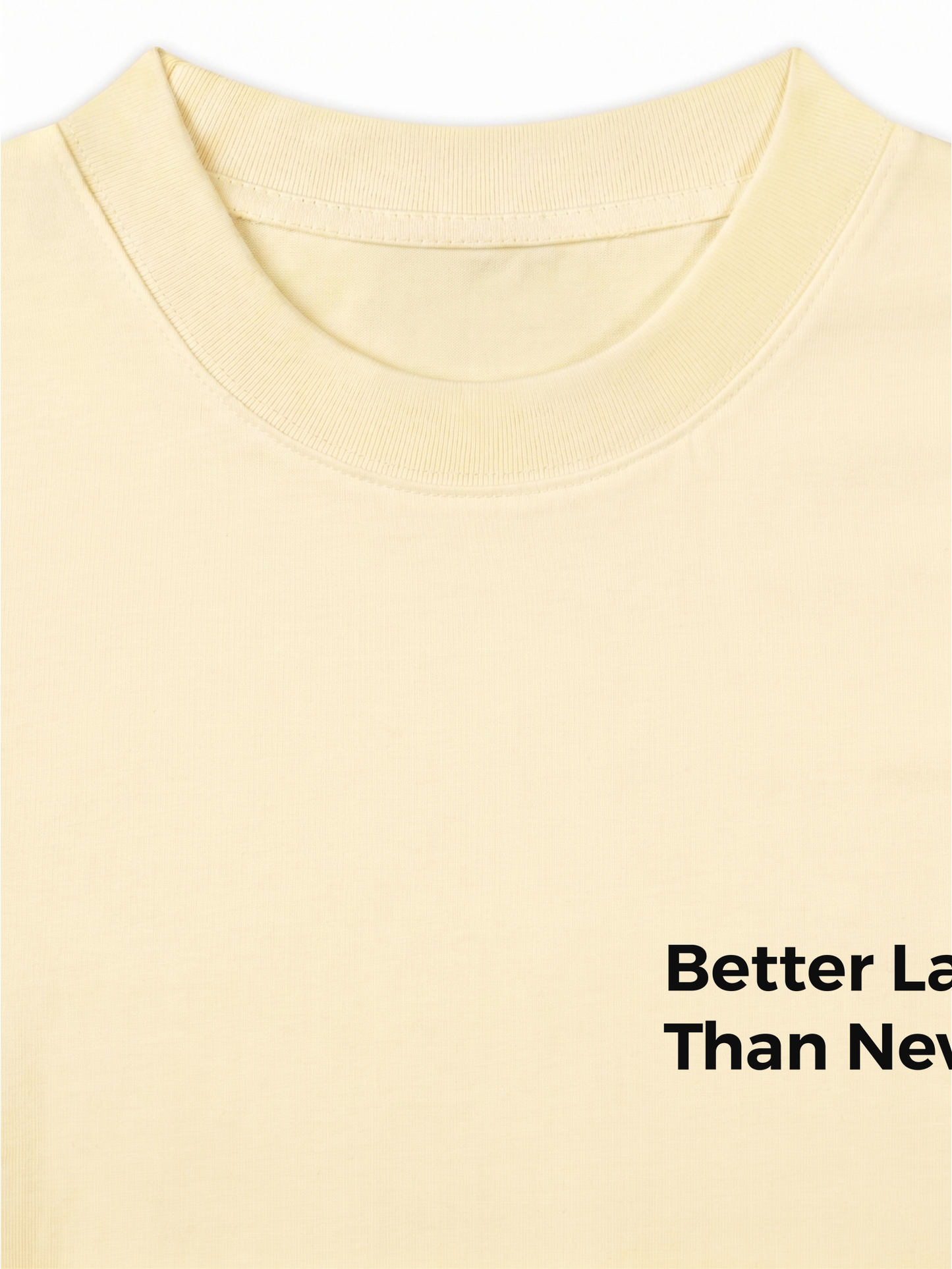 Áo Thun Relaxed Fit Better Late Than Never