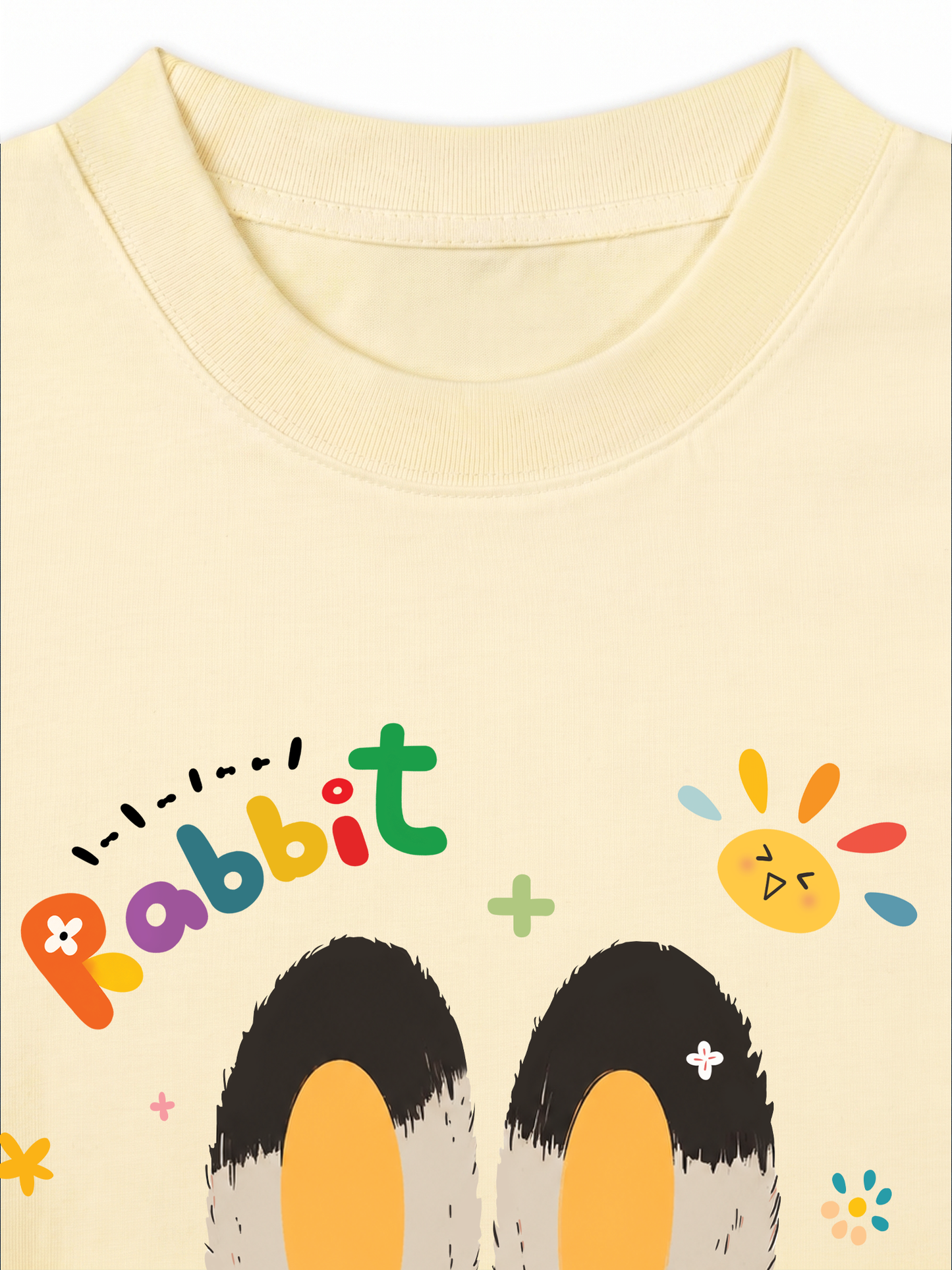 Áo Thun Relaxed Fit Rainbow Rabbit