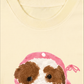 Áo Thun Relaxed Fit Pink Dots Puppy
