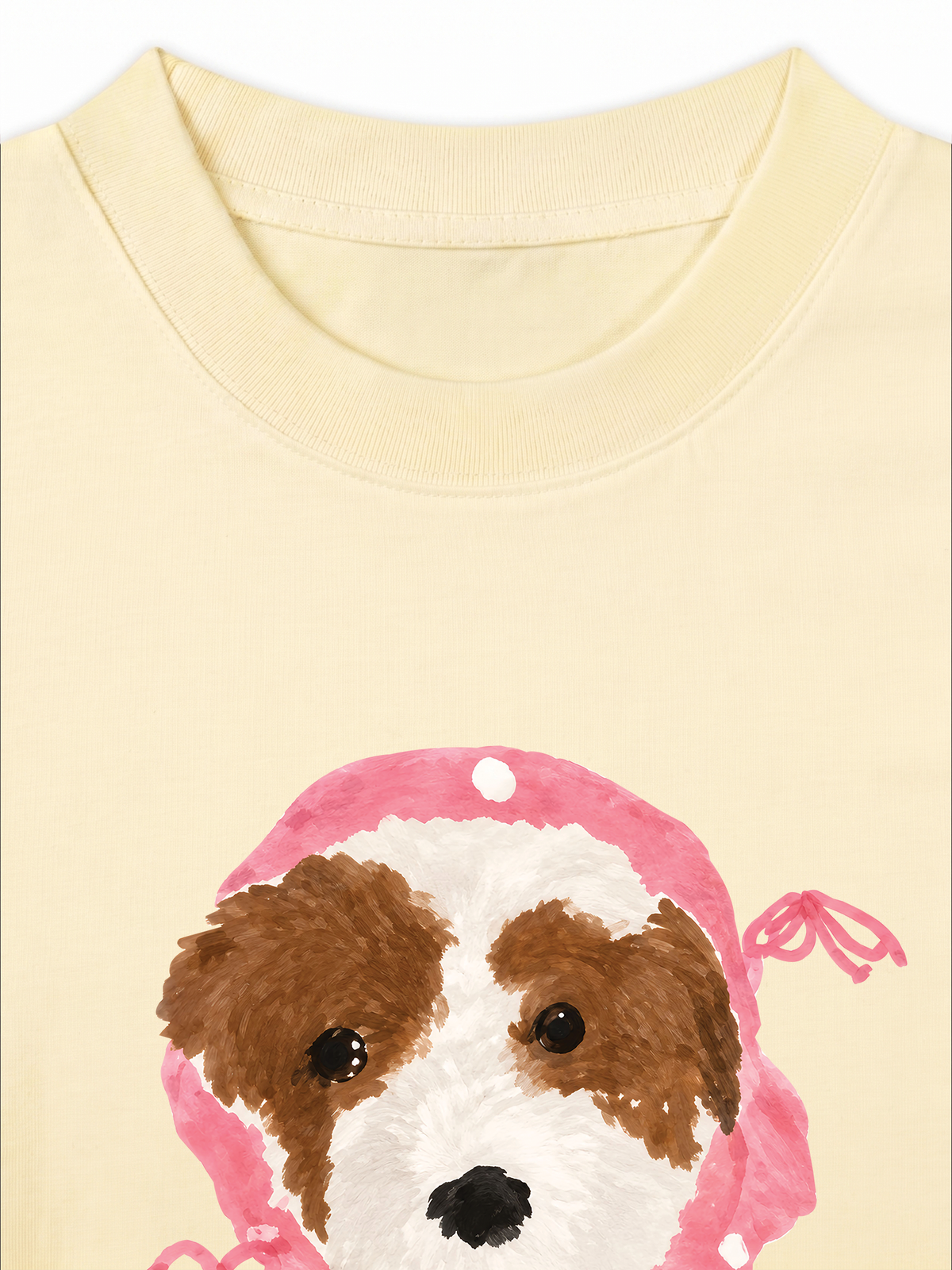 Áo Thun Relaxed Fit Pink Dots Puppy