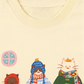 Áo Thun Relaxed Fit 3 Cozy Cats