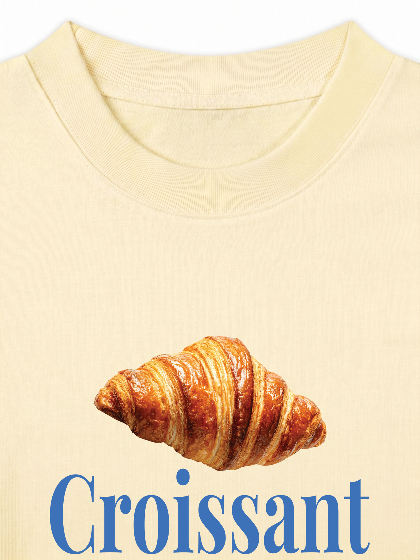 Áo Thun Relaxed Fit Croissant Quote