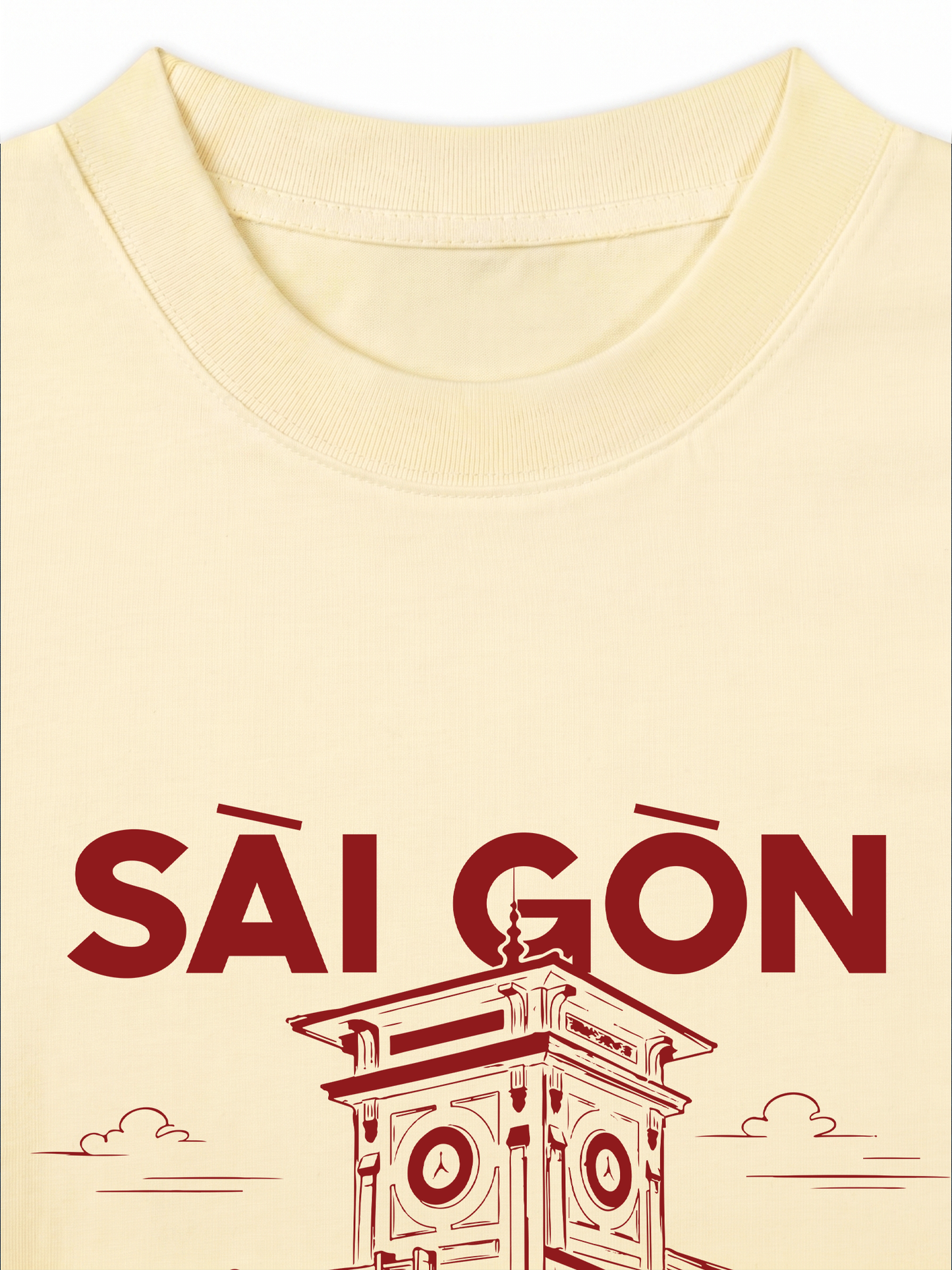 Áo Thun Relaxed Fit Chợ Bến Thành Sài Gòn