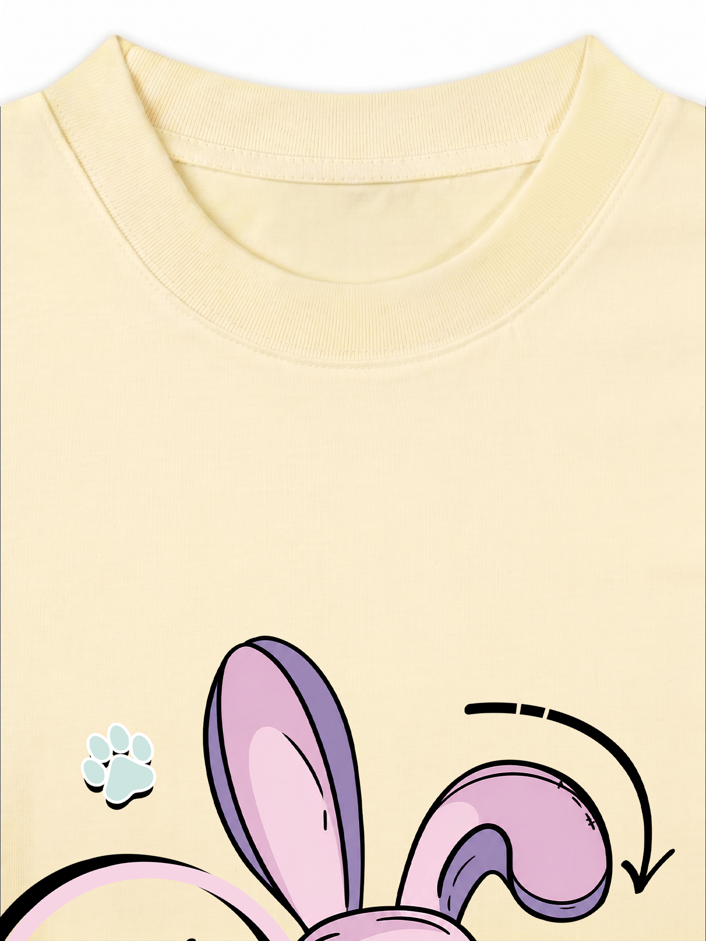 Áo Thun Relaxed Fit Rabbit Smile Face