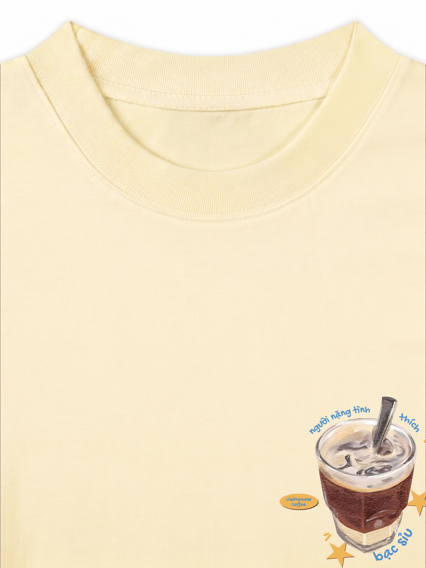 Áo Thun Relaxed Fit Người Nặng Tình Thích Bạc Sỉu