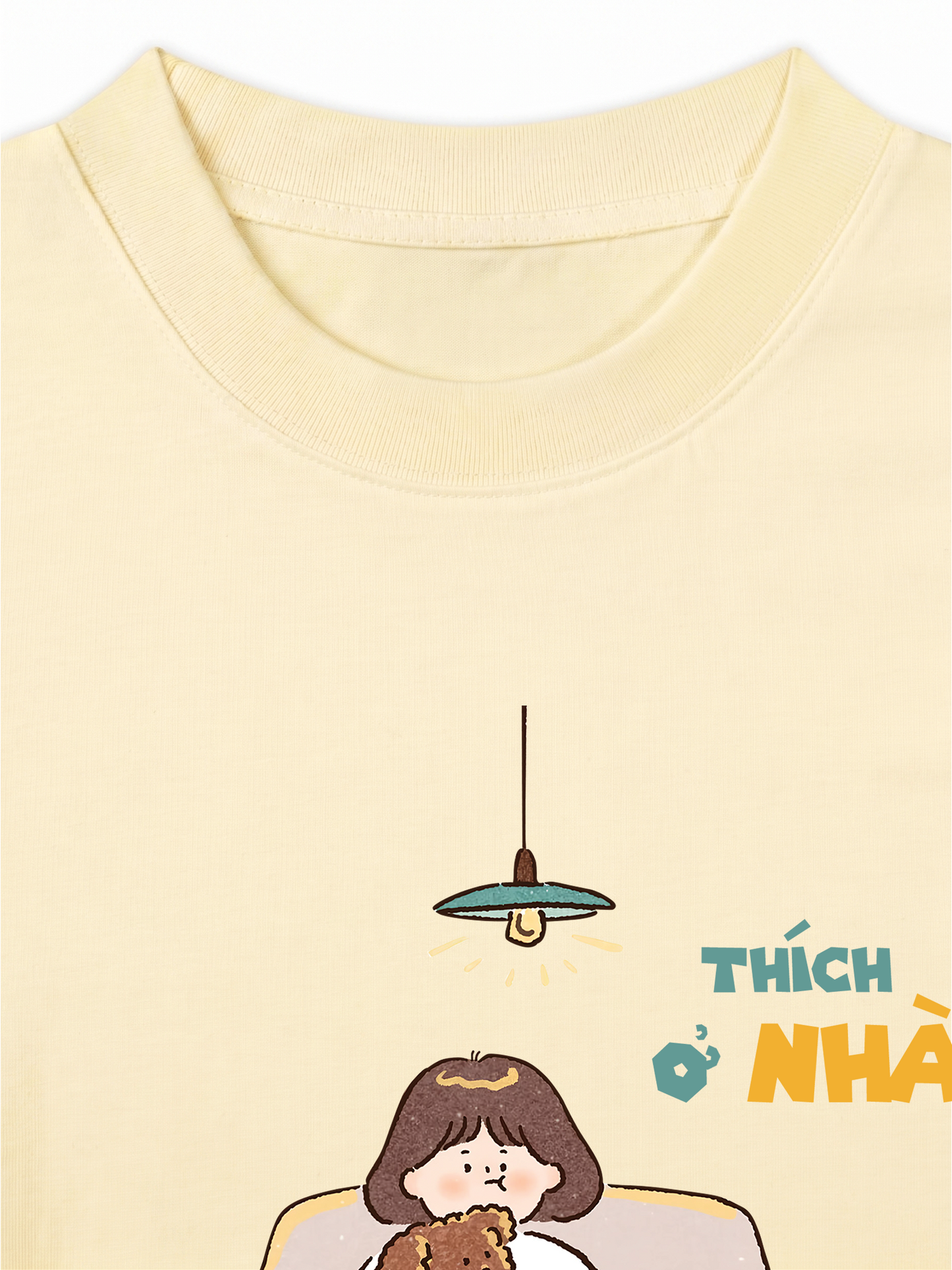 Áo Thun Relaxed Fit Thích Ở Nhà 2