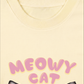 Áo Thun Relaxed Fit Meowy Cat Yellow Plaid