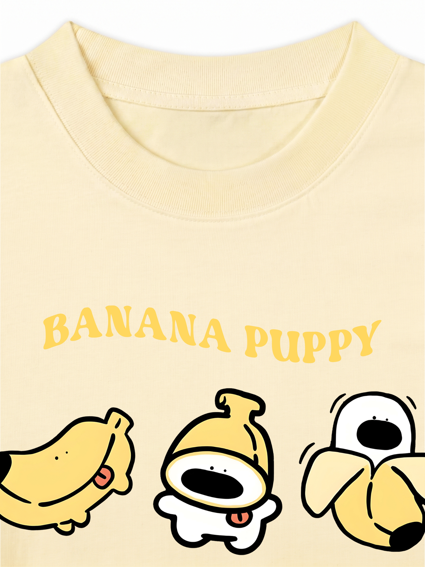 Áo Thun Relaxed Fit Banana Puppy