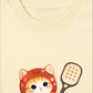 Áo Thun Relaxed Fit Pickleball Girl Meow
