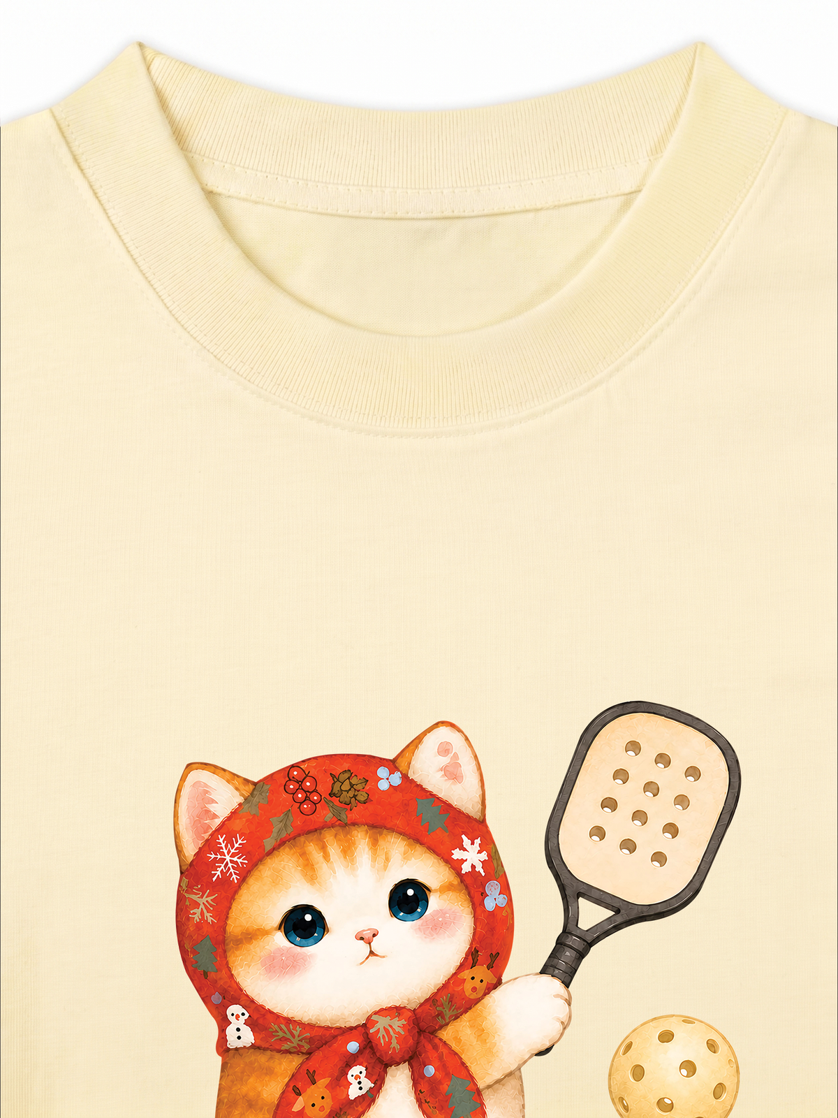 Áo Thun Relaxed Fit Pickleball Girl Meow
