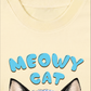 Áo Thun Relaxed Fit Blue Plaid Meowy Cat