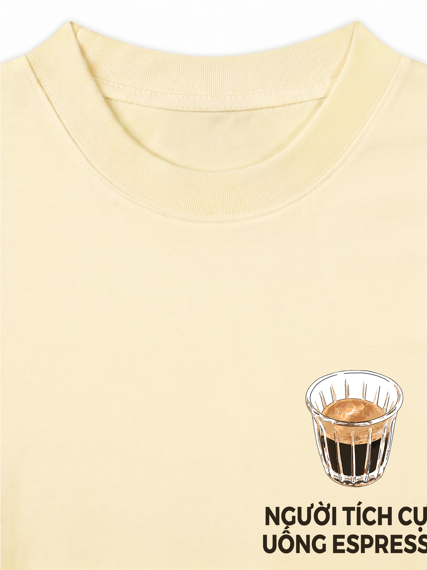 Áo Thun Relaxed Fit Người Tích Cực Uống Espresso 2