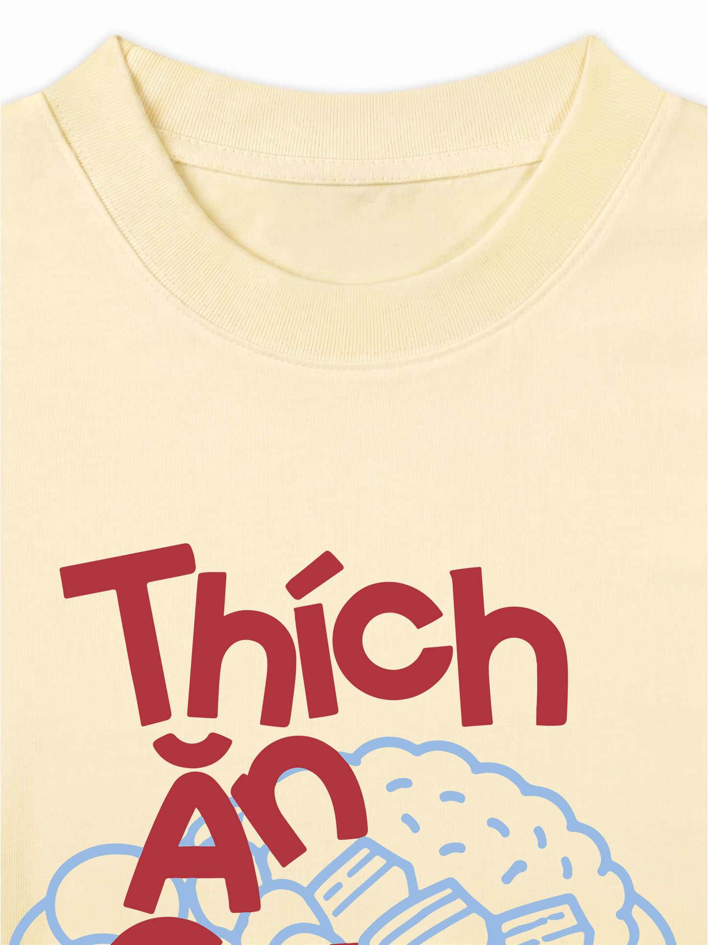 Áo Thun Relaxed Fit Thích Ăn Cơm Nhà