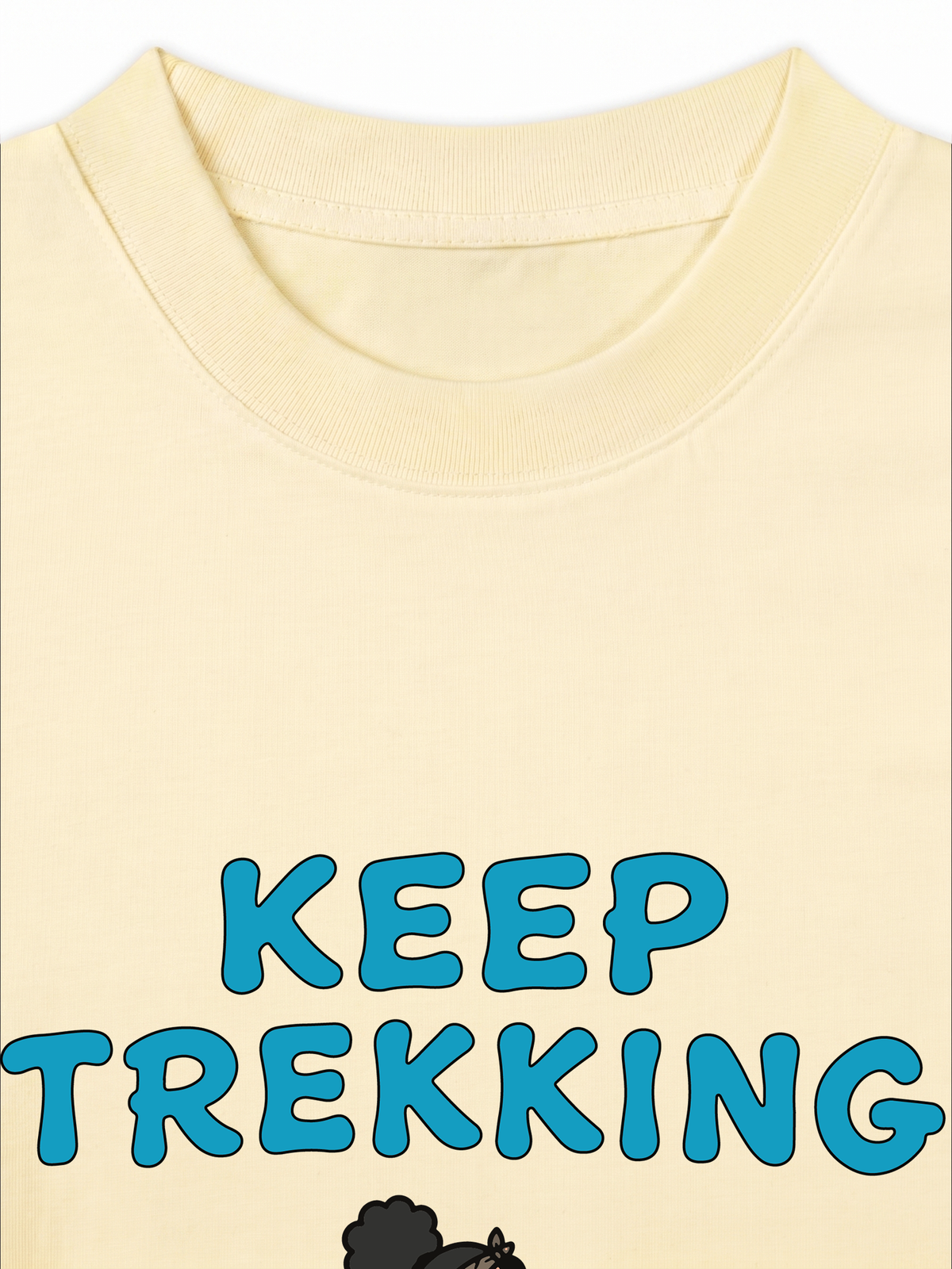 Áo Thun Relaxed Fit Keep Trekking For Girl