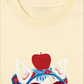 Áo Thun Relaxed Fit Kitten Day Meow With Apple
