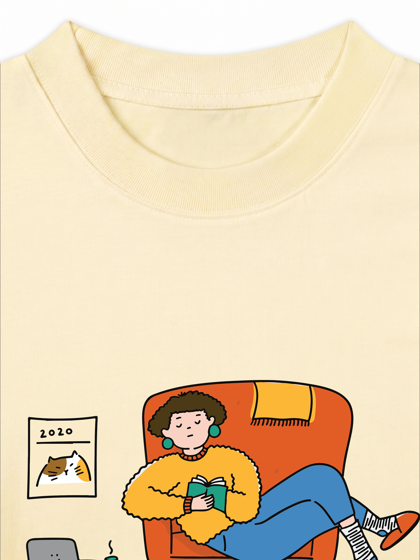 Áo Thun Relaxed Fit Không Thích Đi Làm, Chỉ Thích Ở Nhà