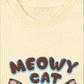 Áo Thun Relaxed Fit  Meowy Cat Brown