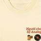 Áo Thun Relaxed Fit Người Chơi Hệ Analog