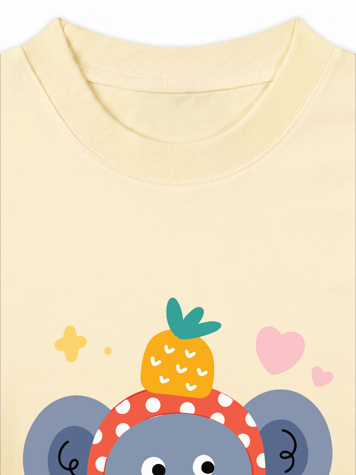 Áo Thun Relaxed Fit Pineapple Cutie Elephant