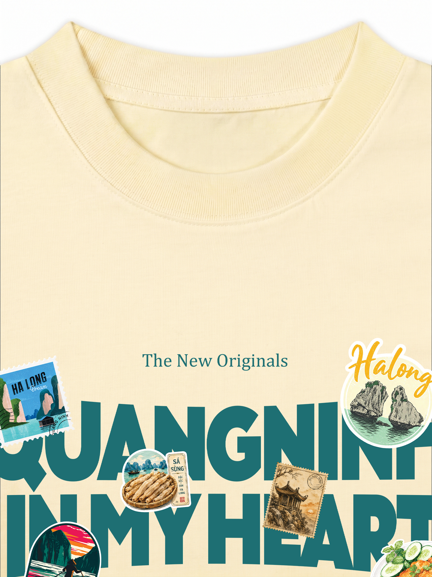 Áo Thun Relaxed Fit Quang Ninh In My Heart