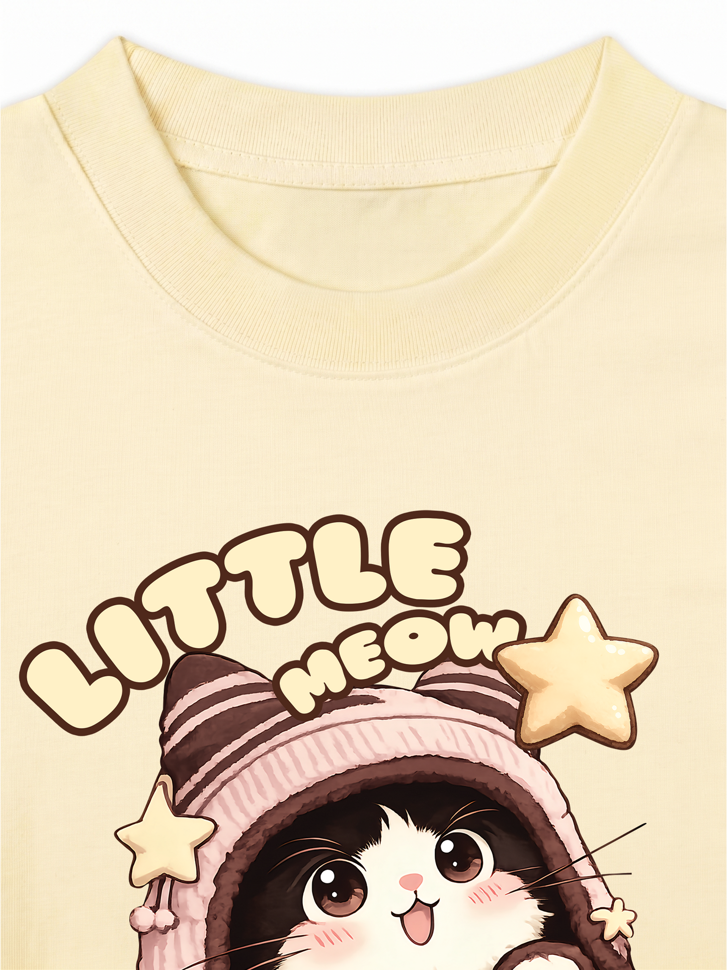 Áo Thun Relaxed Fit Little Meow