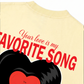 Áo Thun Relaxed Fit Favorite Song