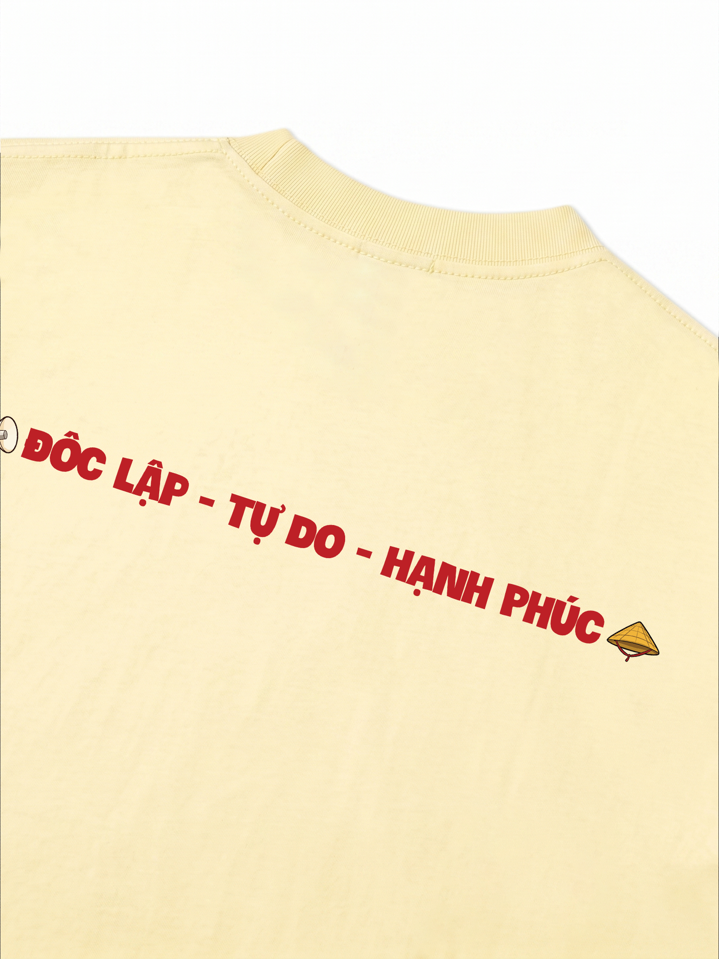 Áo Thun Relaxed Fit Việt Nam Độc Lập Tự Do Hạnh Phúc