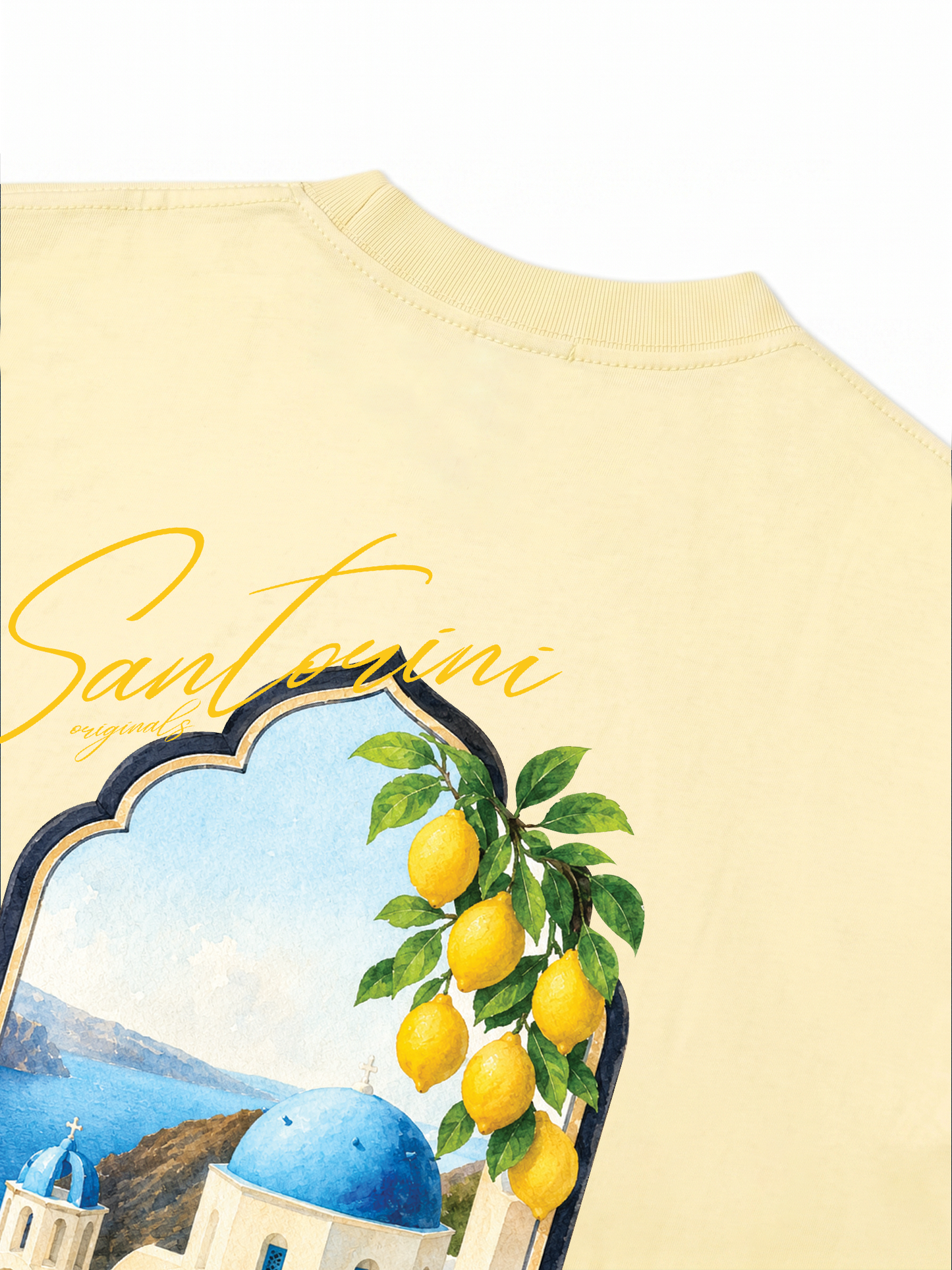 Áo Thun Relaxed Fit Santorini Lemon