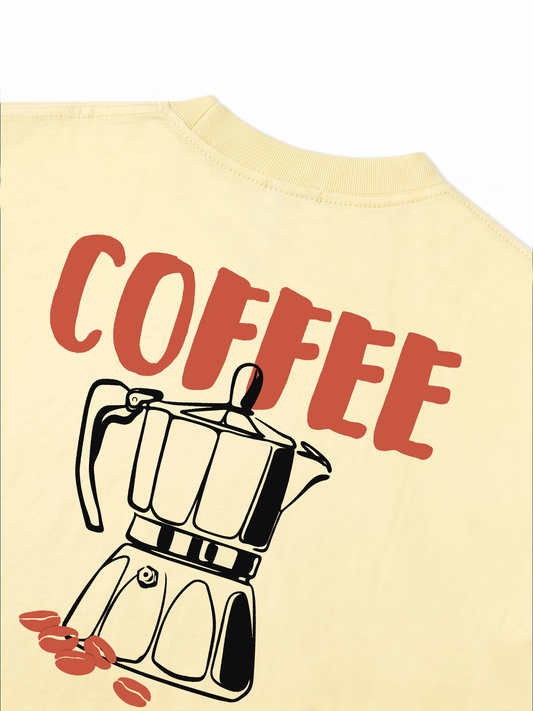 Áo Thun Relaxed Fit Coffee Makes Ordinary Day Feel Special