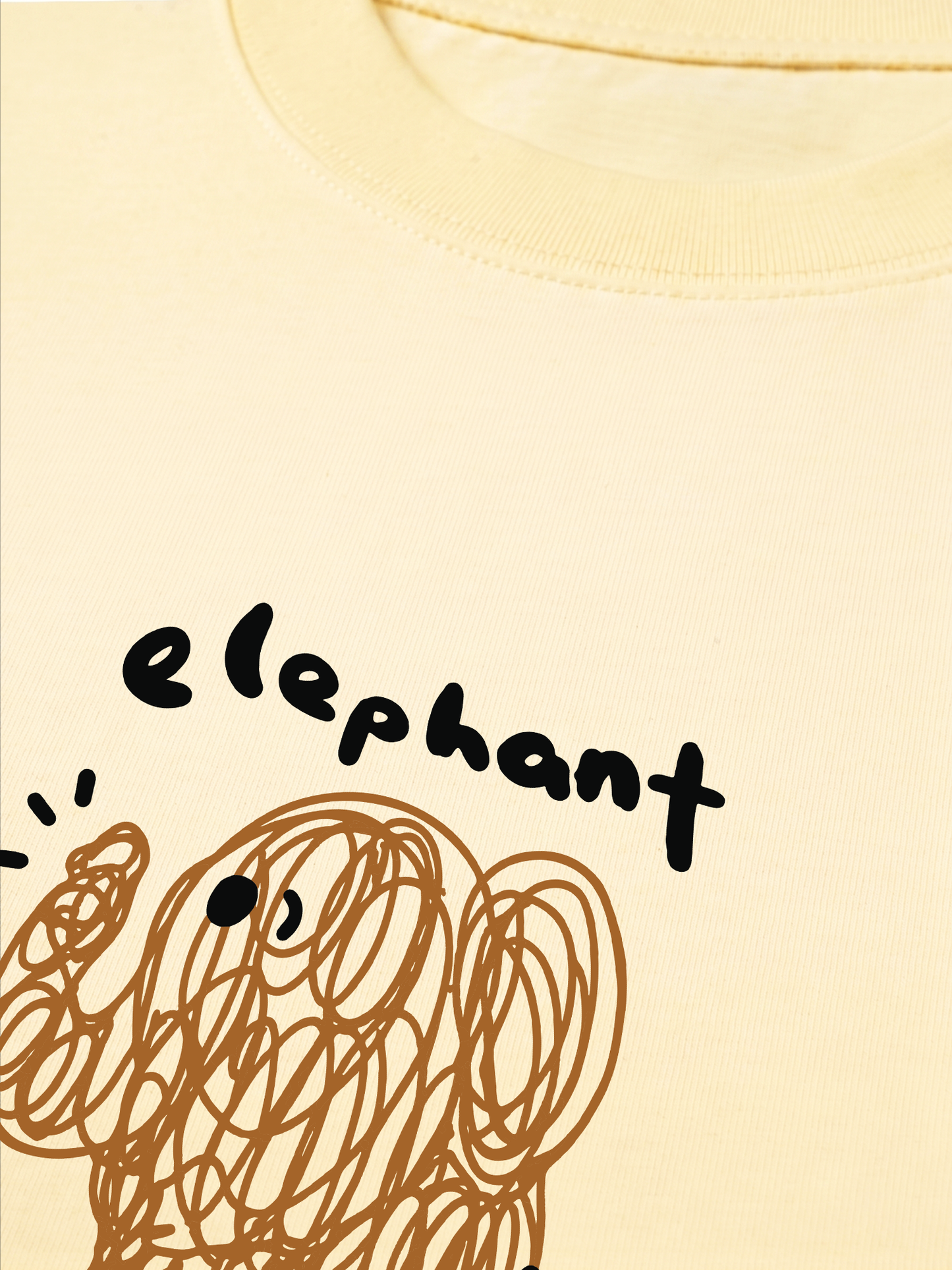 Áo Thun Relaxed Fit Cute Elephant