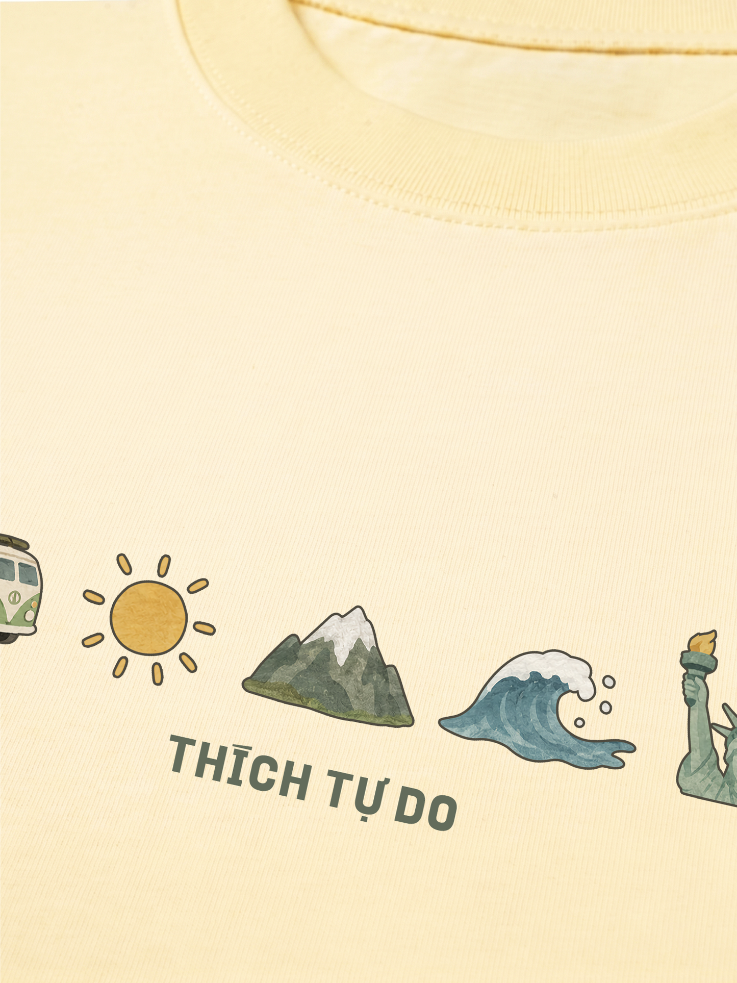Áo Thun Relaxed Fit Thích Tự Do