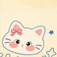 Áo Thun Relaxed Fit Blue Kitty