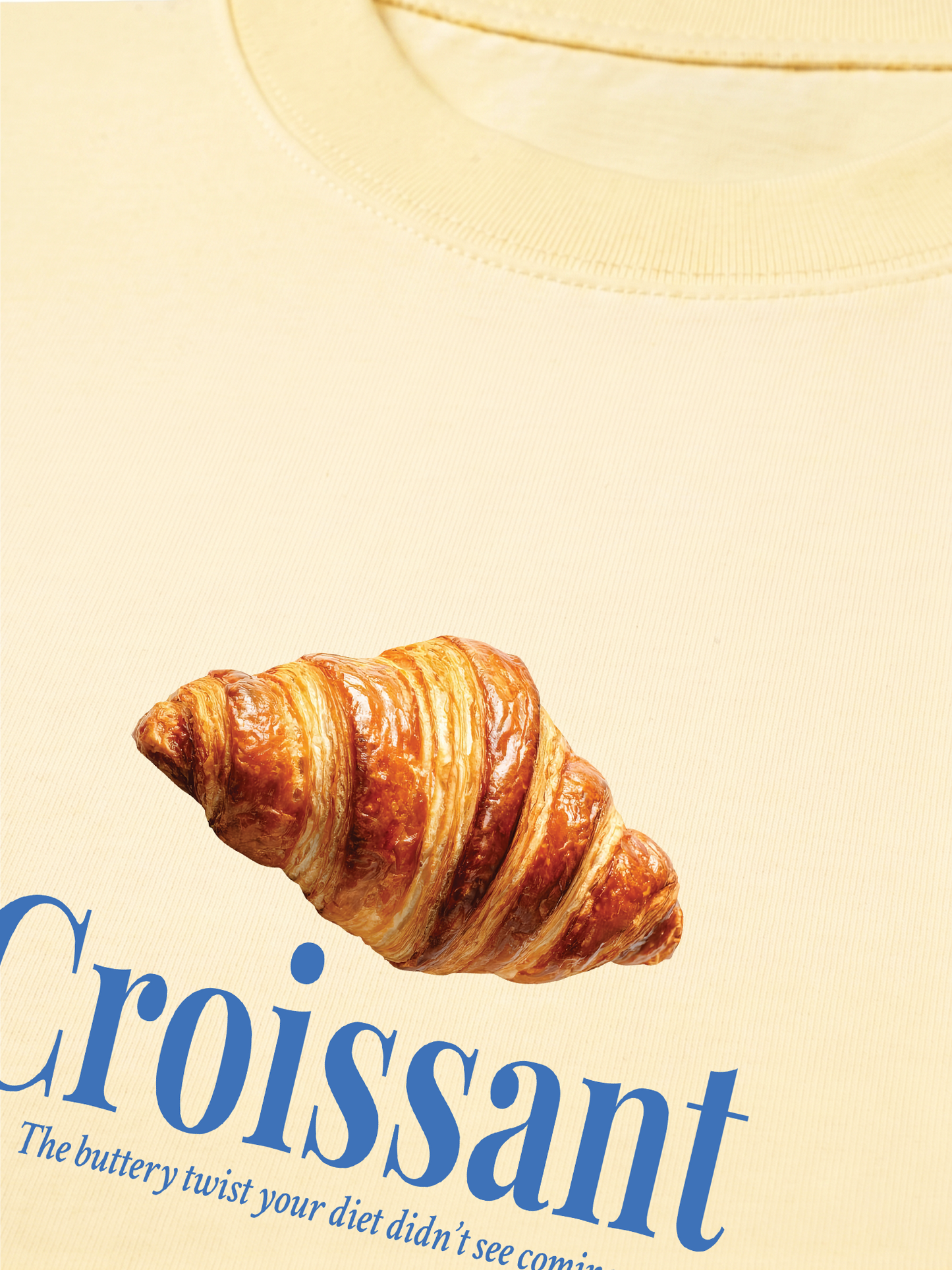 Áo Thun Relaxed Fit Croissant Quote