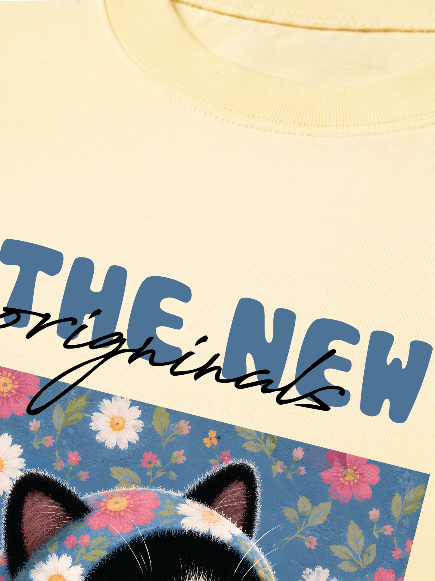 Áo Thun Relaxed Fit Pink Bubble Meow