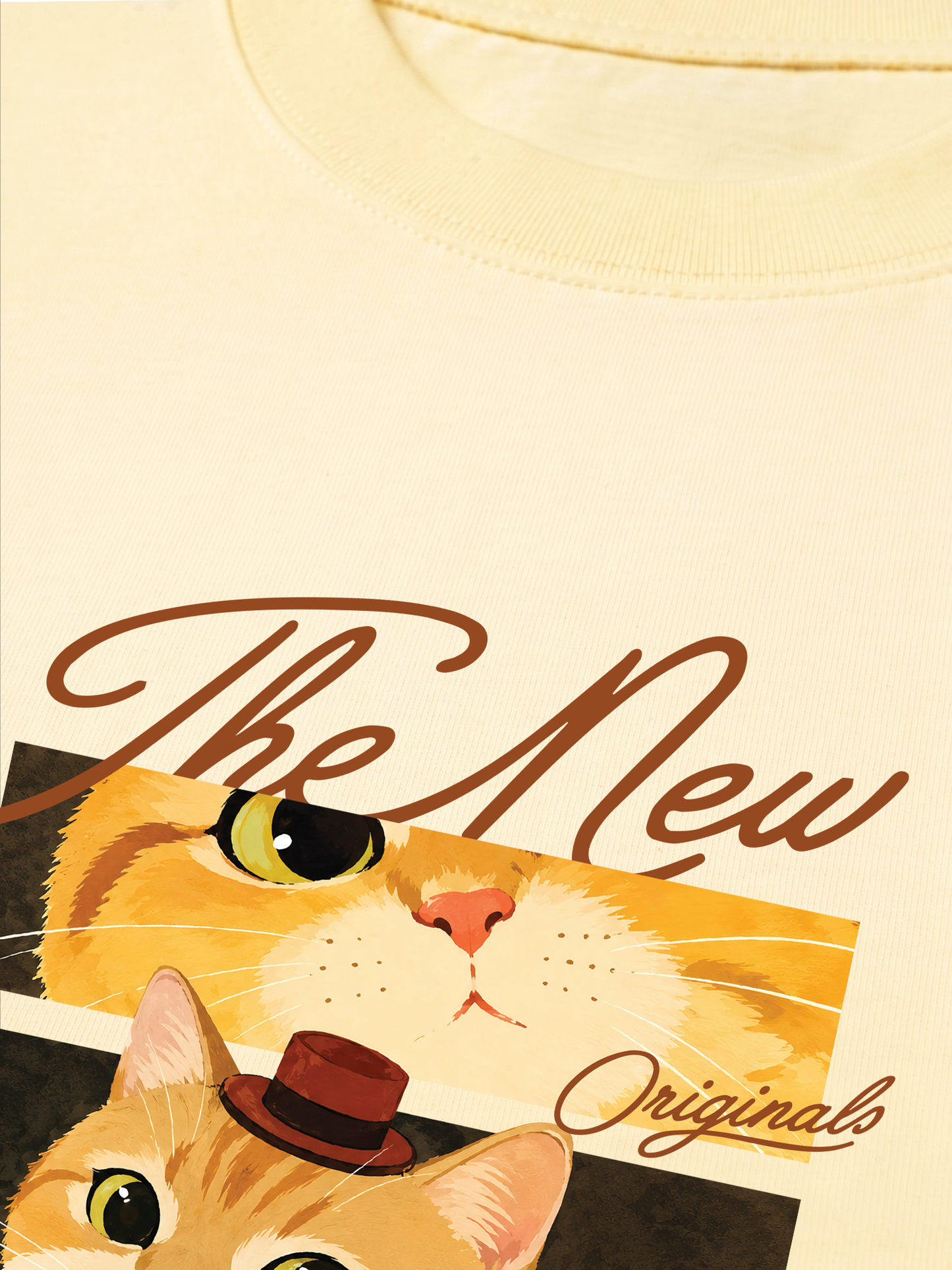 Áo Thun Relaxed Fit Fragments of Curiosity Meow
