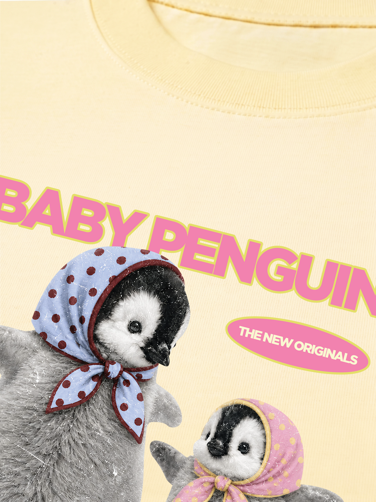Áo Thun Relaxed Fit Baby Penguin